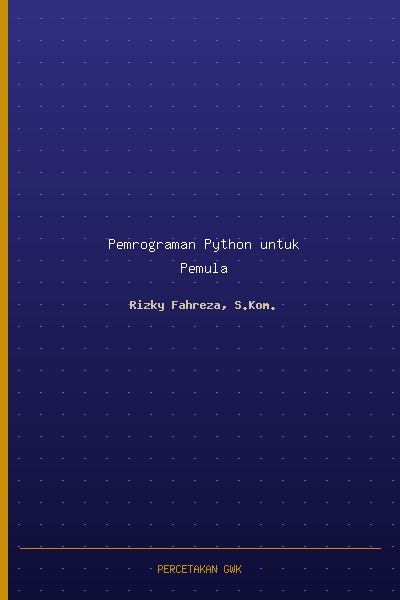 Pemrograman Python untuk Pemula